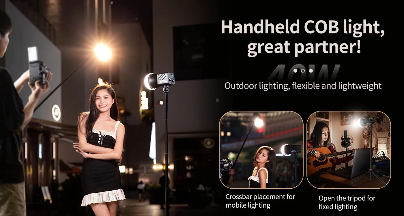Đèn LED Ulanzi L024 – Nguồn sáng mạnh, mịn, dễ điều chỉnh