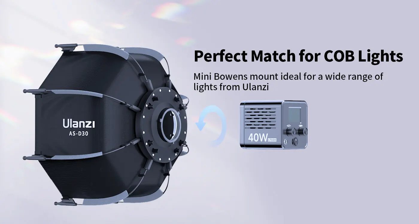 Softbox tản sáng AS-D30 – Tăng độ chuyên nghiệp cho ánh sáng