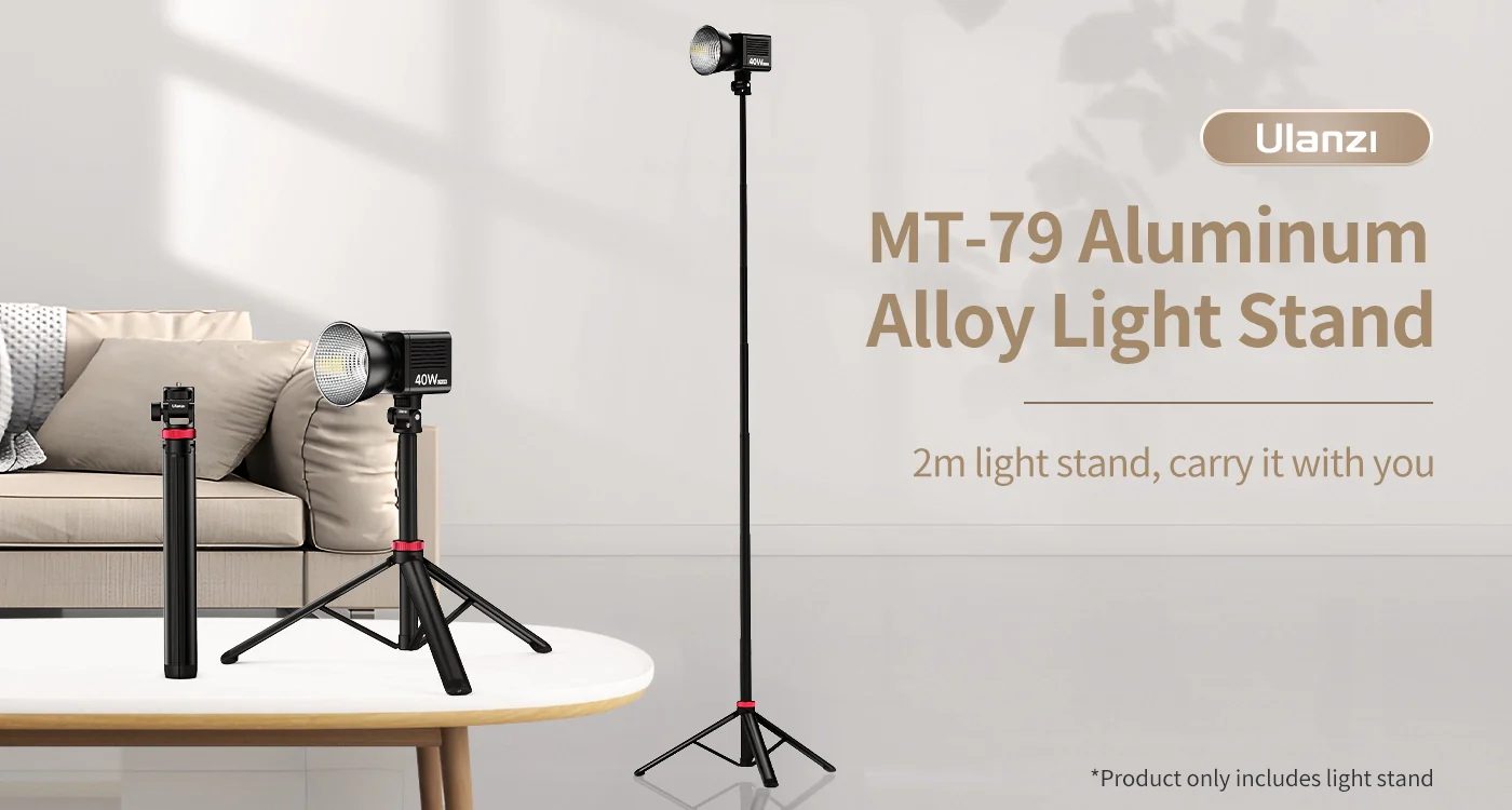 Tripod Ulanzi MT-79 – Chân đèn chắc chắn, linh hoạt