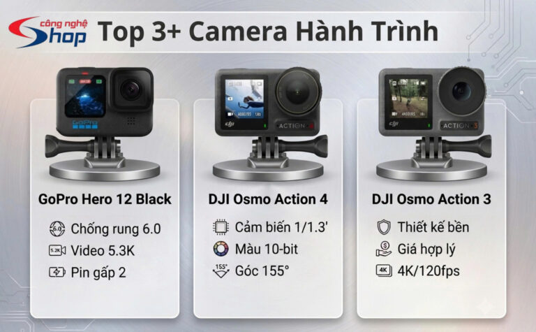 Top 3+ camera hành trình đáng mua nhất năm 2026