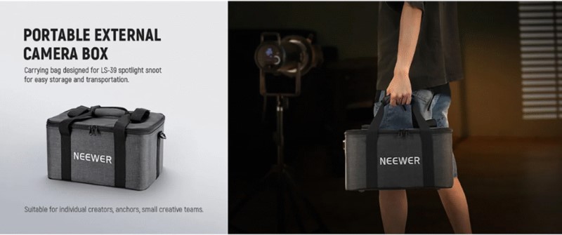 Neewer Spotlight Mount LS-38 Set 40° box