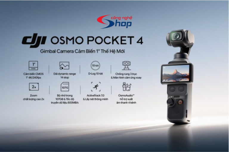 DJI Osmo Pocket 4 Giá Bao Nhiêu Năm 2026?