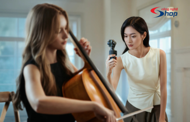 DJI Osmo Pocket 4P thiết kế nhỏ gọn